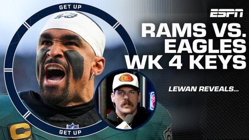 Taylor Lewan REVEALS the deciding factor in Rams vs. Eagles in Week 4 👀🏈 | Get Up