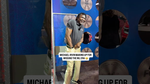 Running into Michael Irvin on Radio Row for Super Bowl LX was an electric factory