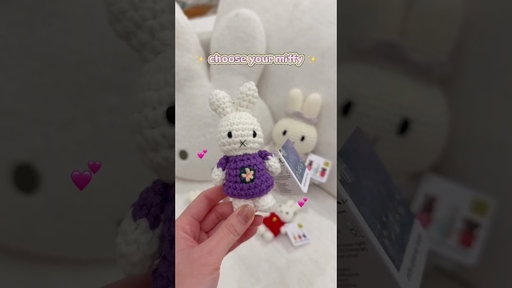 are you a miffy girl? #miffy #plushies #keychaincrochet #crochet #trinkets #sanrio #collector