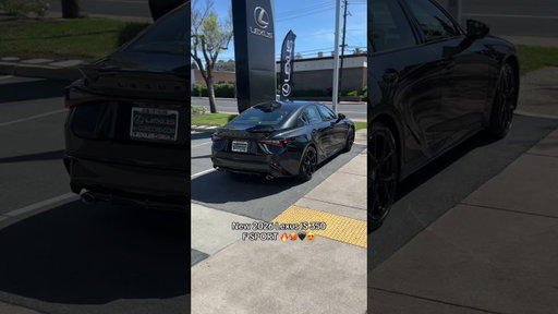 🚗 New 2026 Lexus IS 350 F SPORT with Caviar paint. Just Sold!