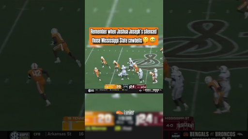 Throwing it back to when Joshua Josephs wrecked Mississippi State with a strip sack TD😤🔥