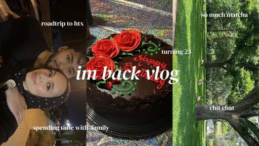 Roadtrip to Houston with me for my 23rd (trying lots of matcha spots) + little chit chat