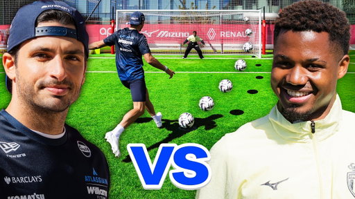 F1 Driver vs Pro Footballer: Carlos Sainz Takes On Ansu Fati!