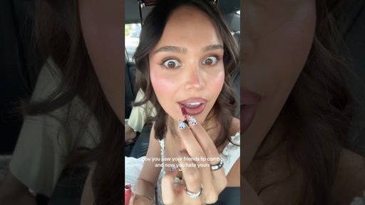 Trying my friends lip combo
