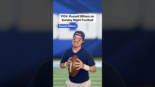 Russell Wilson on Sunday Night Football😂🏈