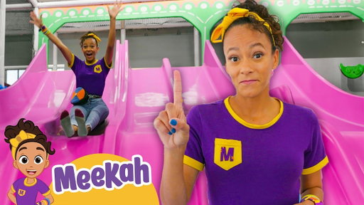 Meekah Explores a Slide Playground | Blippi and Meekah Best Friend Adventures | Educational Videos