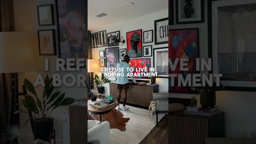 Living in a boring apartment 🙅🏾‍♂️❌ #homelife #interiordesign #homedecor #apartmenttour #interior