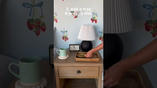 4 simple & stylish nightstand decor ideas