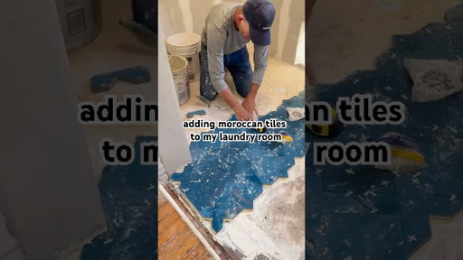 adding tile to my laundry room