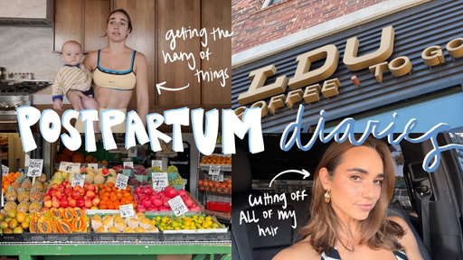 POSTPARTUM DIARIES | does everyone chop off their hair when they become a mom?