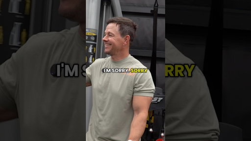 Mark Wahlberg talks about his pets and fails mid-workout #fyp