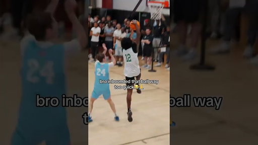 Bro wasn’t messing around😭🙏 #fyp #aau #madehoops #basketball #poster