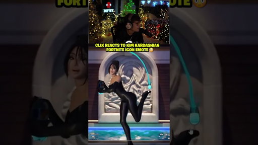 Clix REACTS to Kim Kardashian Fortnite Icon emote 😳