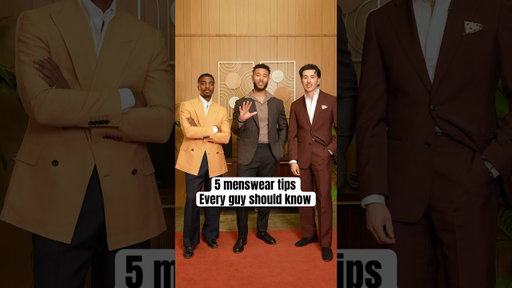 5 menswear tips every guy should know. #menstyletips  #stylesolutions #menswear @treybryantstyle