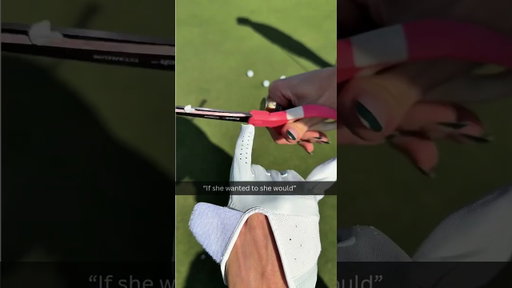 If she wanted to she would (golf edition) #golf #mindset #shorts