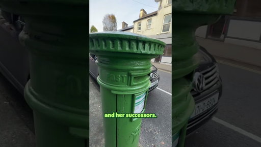 Irish post boxes were red?