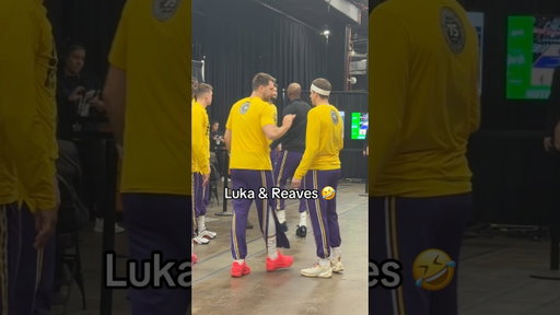 Luka Doncic messing with Austin Reaves 🤣