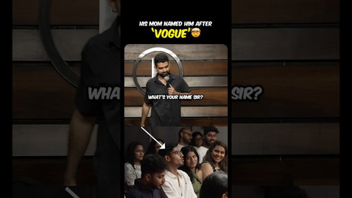 Named after ‘Vogue’❤️ #standupcomedy #rohangujral #funny #comedy #latent #mumbai