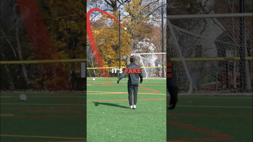 How to make your curl look FAKE 🤯🎯 #soccer #football