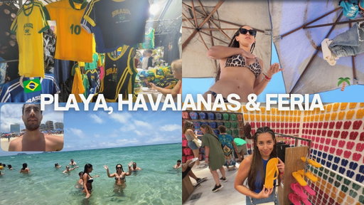 15 DÍAS EN BRASIL | DÍA 9 | Día de playa en Río & personalizamos nuestras Hawaianas en Ipanema 🩴 🌴