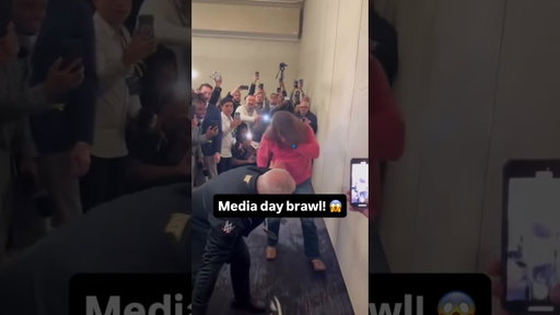 Throwback To When AJ Styles & LA Knight Went AT IT at WrestleMania 40 Media Day 🤯 #shorts