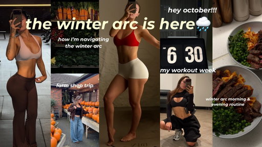 LET THE WINTER ARC BEGIN❄️| hey october, farm shop trip, my workout week & my winter arc plan