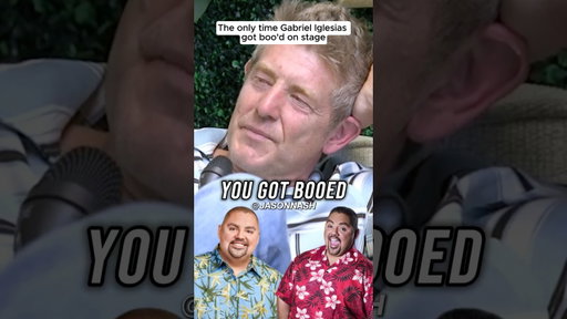 The only time Gabriel Iglesias got boo'd on stage
