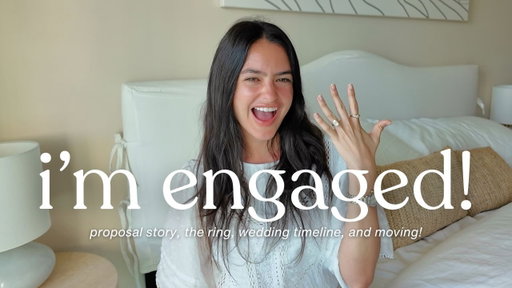 IM ENGAGED! 💍✨ was I surprised?, having a small wedding, and where we are moving!