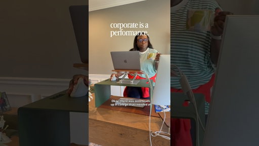 Corporate is a performance#corporatelife #corporatemillennial #career #wfhlife