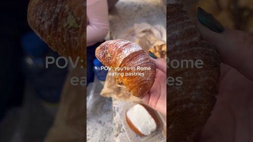 Pastries from Roscioli in Rome! #italy #travelvideo