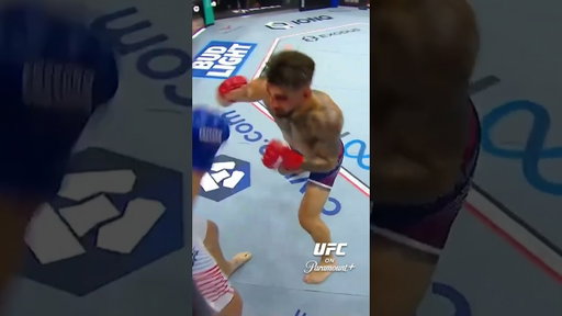 Ilia Topuria and Justin Gaethje went back & forth in the first round at #UFCWhiteHouse. 🔥 #UFC