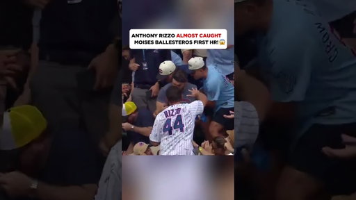 Anthony Rizzo ALMOST CAUGHT Moises Ballesteros First HR! 😱