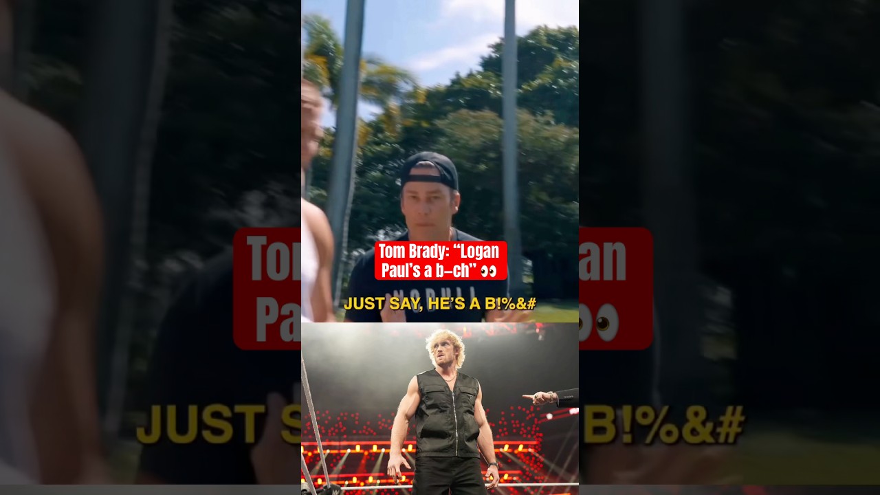 Tom Brady trash talking Logan Paul 😳