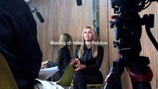 Making of: Miley for Peloton