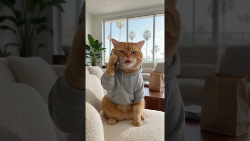 You want a piece of me? I'm right here 😾📞 #shorts