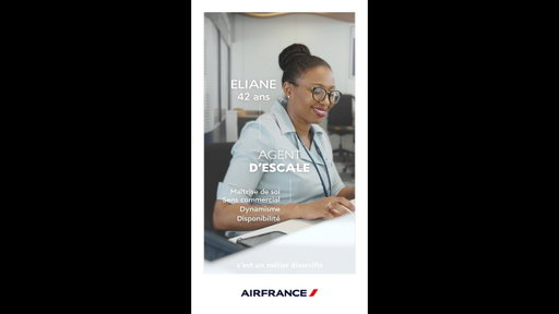Découvrez le métier d'Eliane, Agent d'escale chez Air France