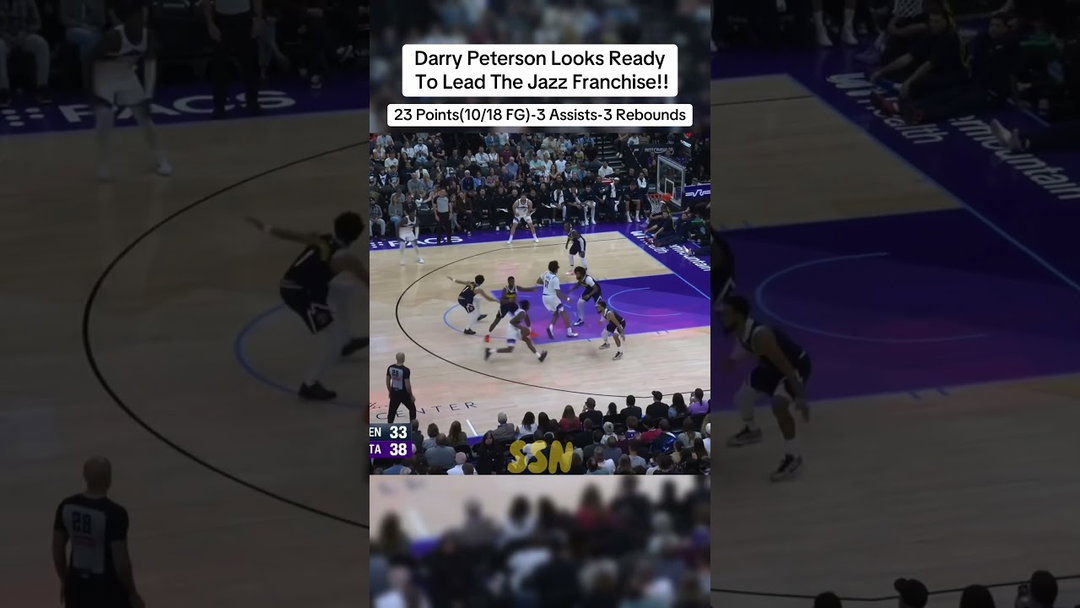 Darry Peterson Looks Ready To Lead The Jazz Franchise!! Drops 23 Points In Home Preseason Debut!!