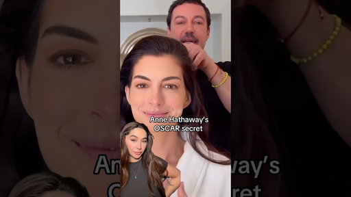 How to fake a facelift!!! #hairtrick #annehathaway #oscars