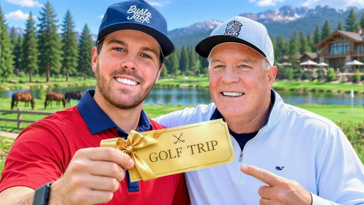 I Surprised My Dad With His Dream Golf Trip (Emotional)