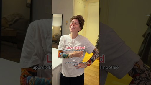 Love Is Blind: Sparkle Megan & Jordan make a smoothie #loveisblind #netflix #sparklemegan #comedy