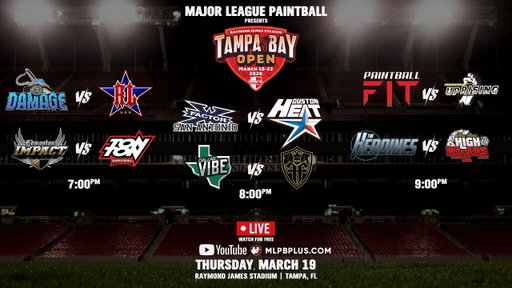 STADIUM SHOW - NXL TAMPA BAY OPEN | MARCH 19 | PRO Paintball - #paintball #tampabay