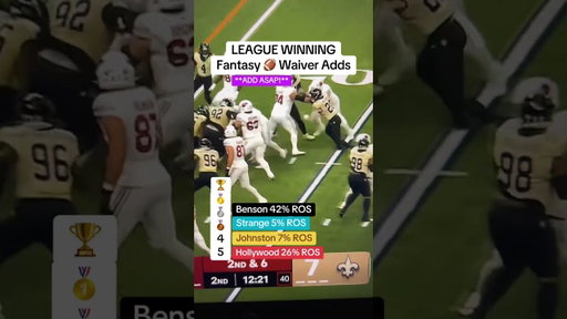 ADD THEM and check this page for the FULL LIST! 🚀 #fantasyfootball #fantasyfootballwaiverwire