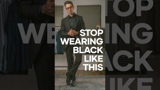 Stop Wearing Black Suits Like This - here is how and where to where them