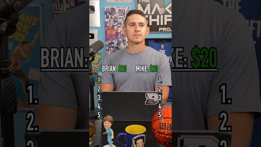 WHO CAN BUILD THE BETTER NBA STARTING LINEUP ONLY USING $20?! Which Team Wins? #shorts #nba #game