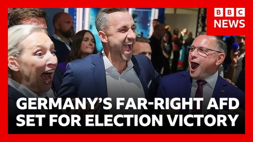 Germany’s far-right AfD celebrates major victory in eastern state | BBC News