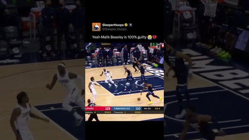 They really caught Malik Beasley in 4k 😭