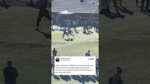 Colton Hood is gonna bring some physicality to the Giants