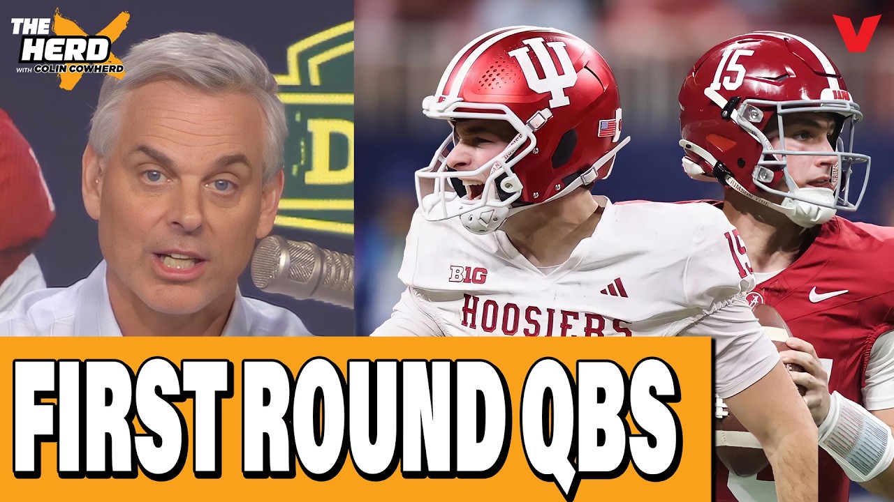 NFL Mock Draft: First round QBs, Fernando Mendoza, Ty Simpson | Colin Cowherd: THE HERD
