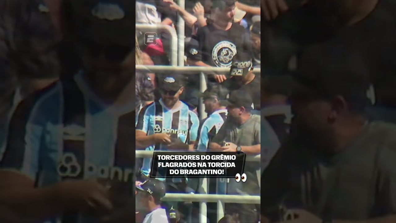 SECADORES GREMISTAS PRESENTES NA TORCIDA DO RED BULL BRAGANTINO 👀 #shorts