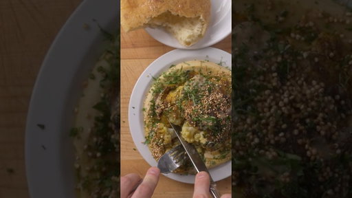 Curry Roasted Cauliflower Hummus
